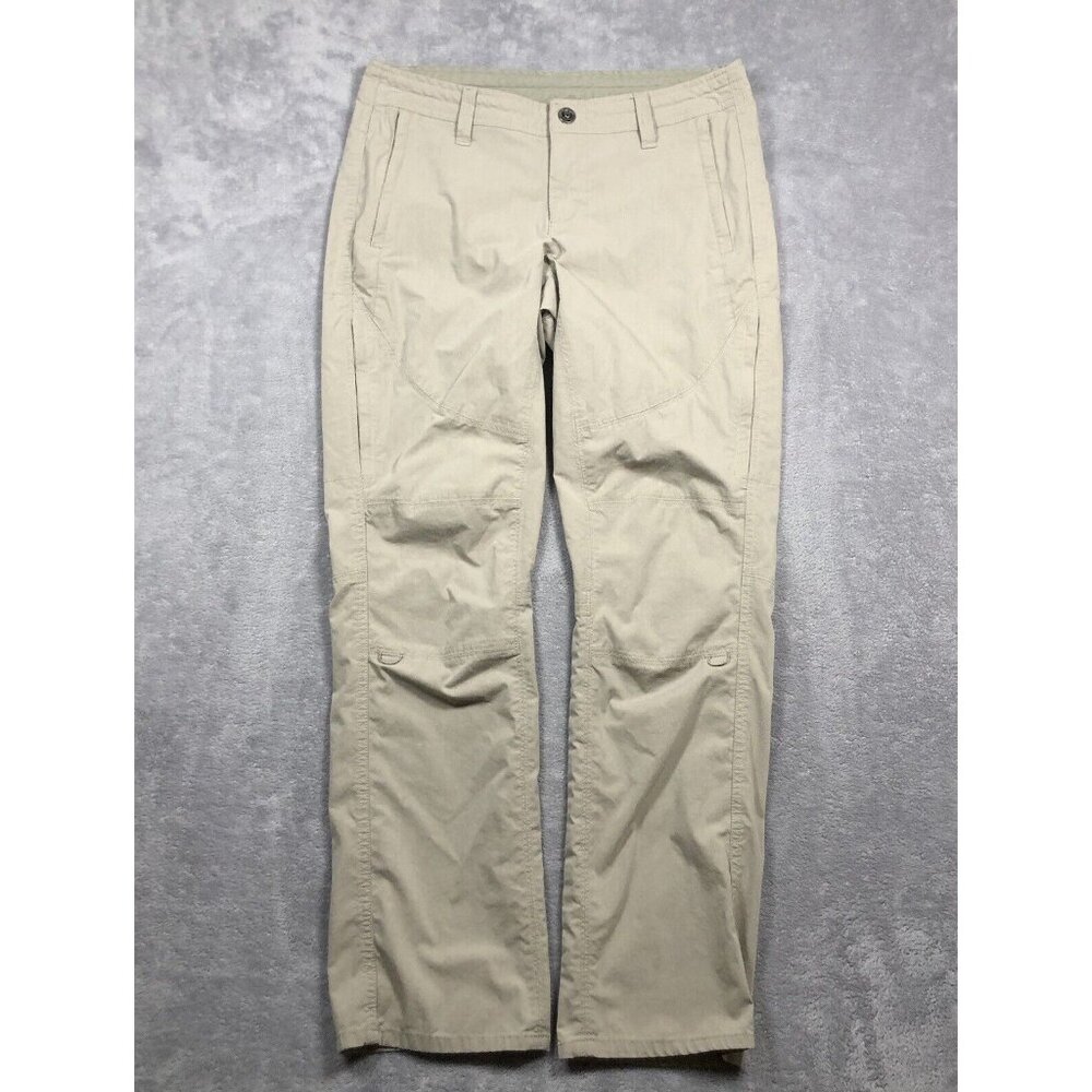 Kuhl Pants Womens Size 6 Short Beige Ankle Straight Leg Outdoor Hiking Gorpcore